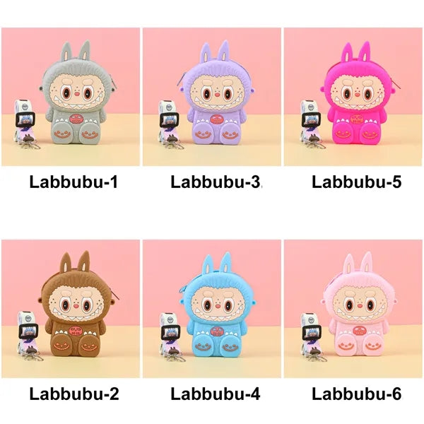 Silicone Labubu Cartoon Crossbody Bag