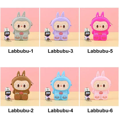 Silicone Labubu Cartoon Crossbody Bag