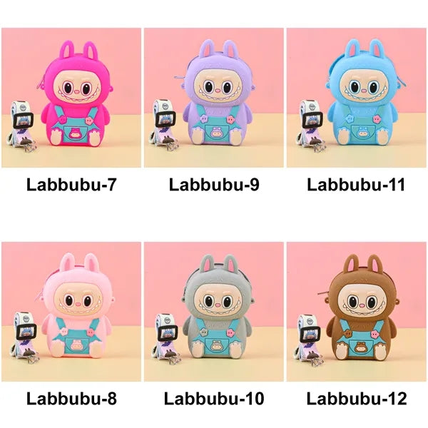 Silicone Labubu Cartoon Crossbody Bag