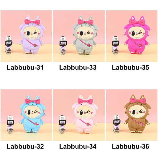 Silicone Labubu Cartoon Crossbody Bag