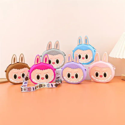 Silicone Labubu Cartoon Crossbody Bag