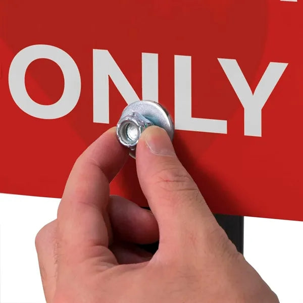 60" Rover Portable Sign Post Single-Sided Kit