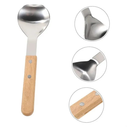 Ice Cream Scoop Dessert Shovel with Wooden Handle