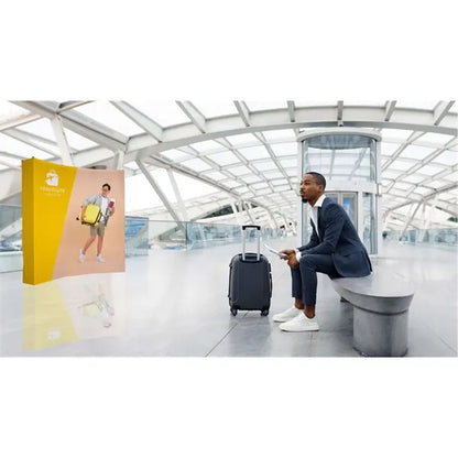 8' Curved Splash Floor Display Wrap Kit (Poly Knit)