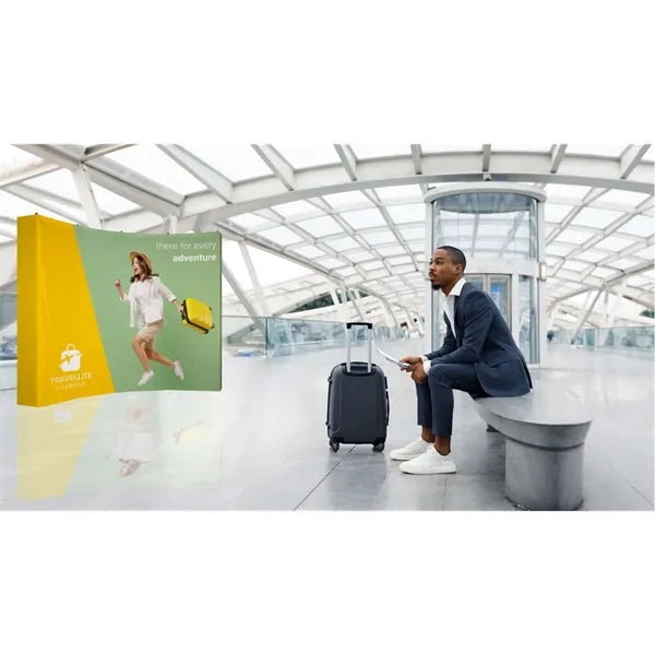 10' Curved Splash Floor Display Wrap Kit (Poly Knit)