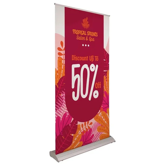 46.5" Deluxe Pro Retractor (1-Banner, No-Curl Opaque)