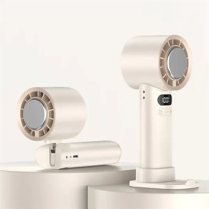 Foldable Rechargeable Mini Cooling Fan Handheld Desktop