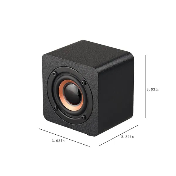 Splash Proof & Wireless Portable Wooden Bluetooth Speaker