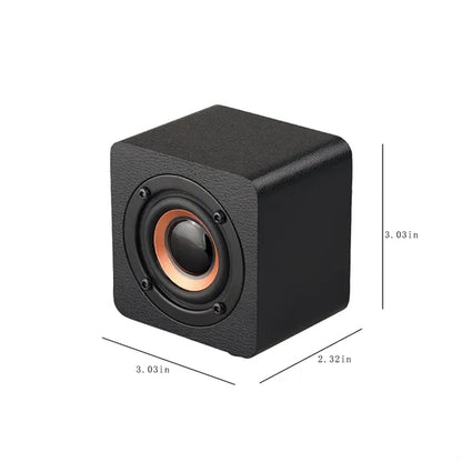 Splash Proof & Wireless Portable Wooden Bluetooth Speaker