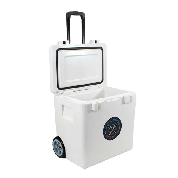 35L OBP Wheeled Explorer Cooler, Front Imprint