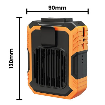 Portable 4000mAh Outdoor Waist Mounted Fan