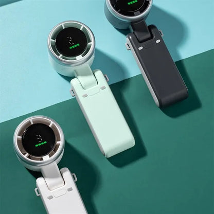 Portable 180 Foldable Mini Turbo Fan w/ Display