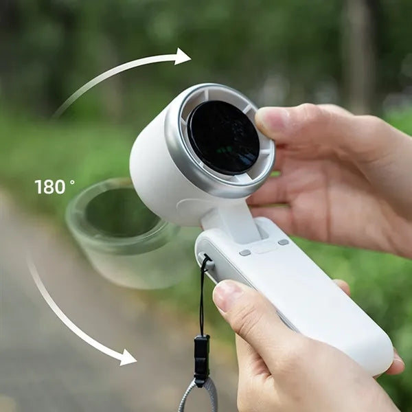 Portable 180 Foldable Mini Turbo Fan w/ Display