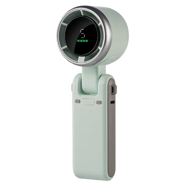 Portable 180 Foldable Mini Turbo Fan w/ Display