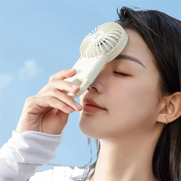 Portable Handheld Fan with Carabiner Clip