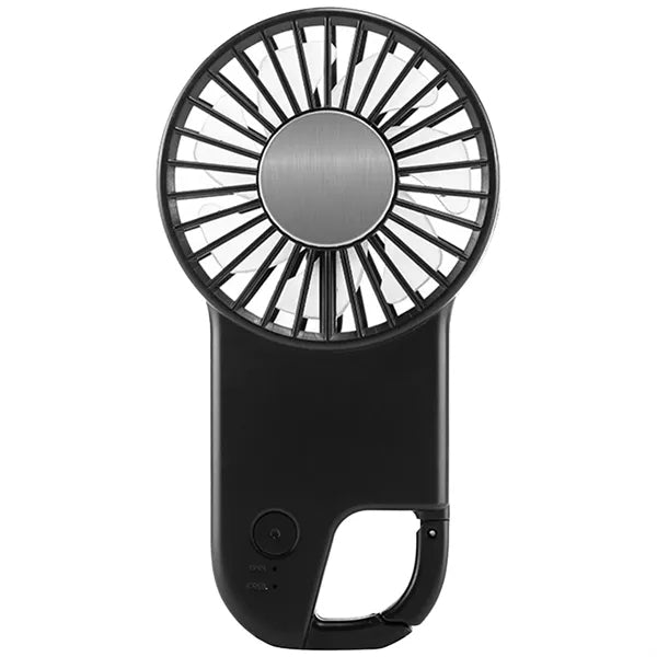 Portable Handheld Fan with Carabiner Clip