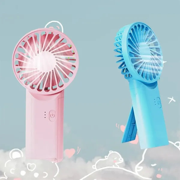 Rechargeable Cooling Fan with Phone Stand