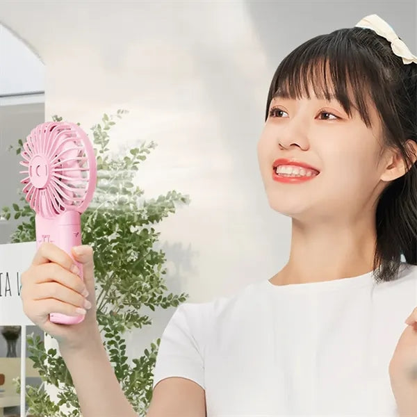 Rechargeable Cooling Fan with Phone Stand