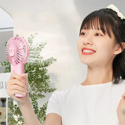 Rechargeable Cooling Fan with Phone Stand