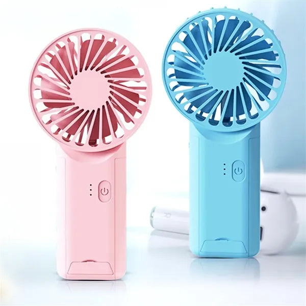Rechargeable Cooling Fan with Phone Stand