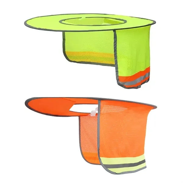 High Visibility Hard Hat Sun Shade Neck Cover