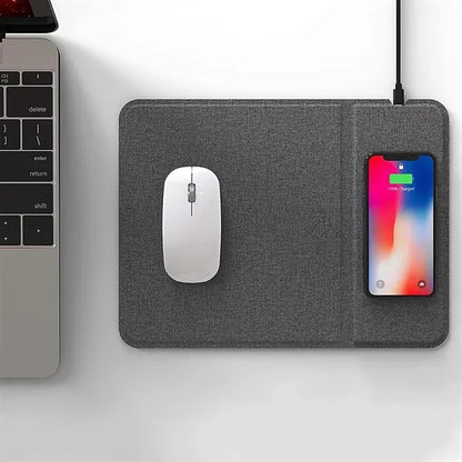 2 In 1 Mobile Phone Wireless Charging Mouse Pad