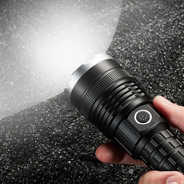 1200mah LED Waterproof Strong Light Rechargeable Flashlight