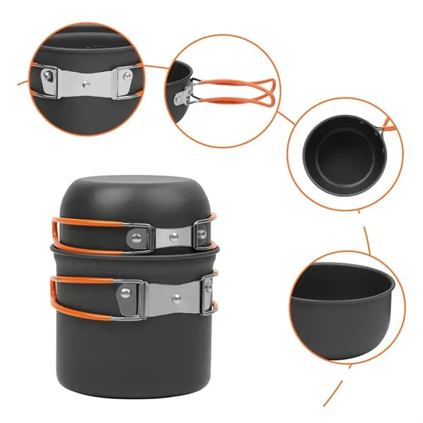 Portable Outdoor Camping Cookware Set