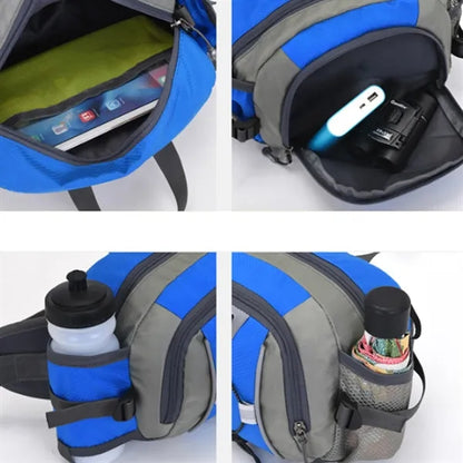 Outdoor Sports Waist Pack with Multiple Pockets