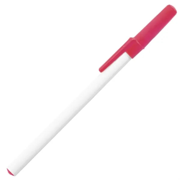 Promotional Ballpoint Pen w/ Colored cap & Accent