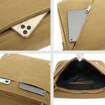 Canvas Messenger Shoulder Bag