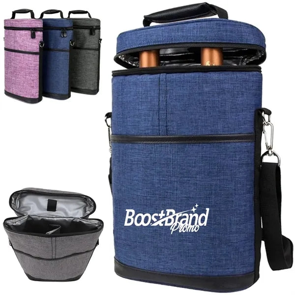 Insulated Wine Bottle Carrier Bag