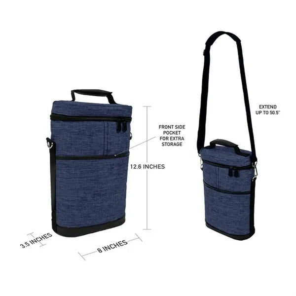 Insulated Wine Bottle Carrier Bag