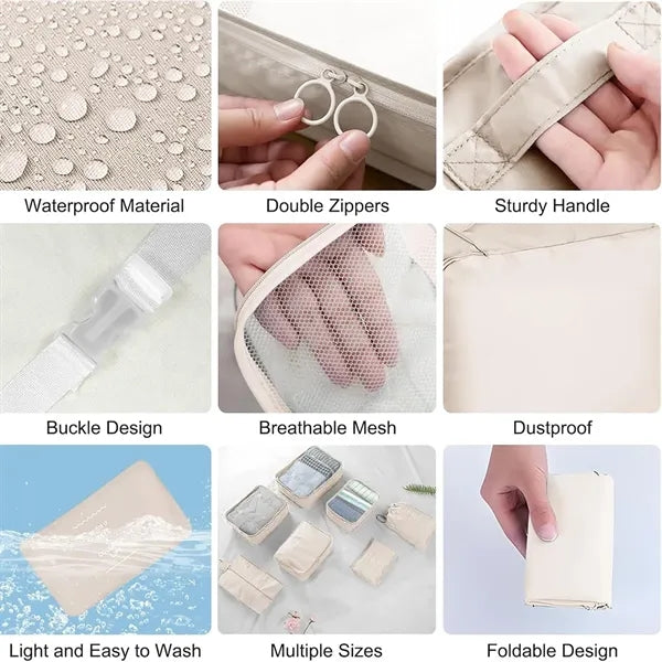 8pcs Travel Storage Bag Set