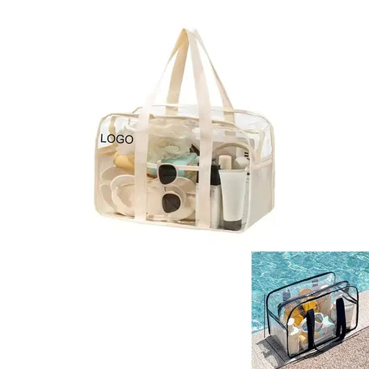 Large Beach Tote Clear Bag