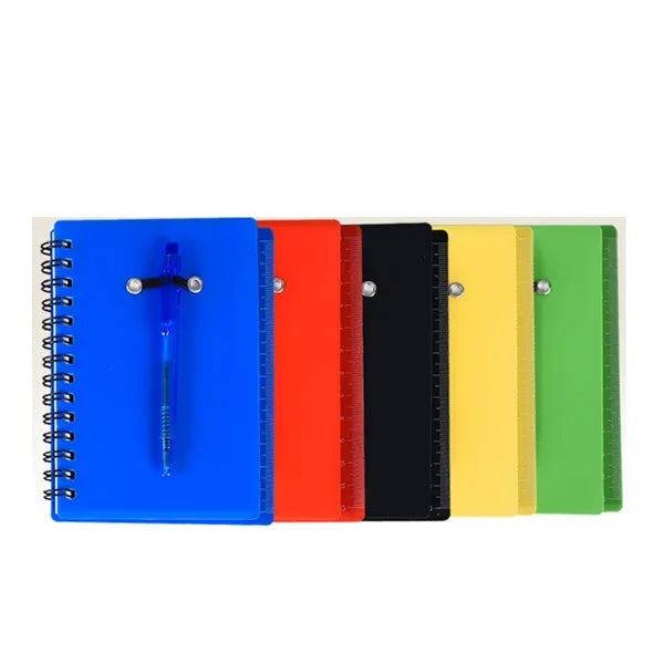 Spiral Notebook Steno Pocket Notepad With Pen