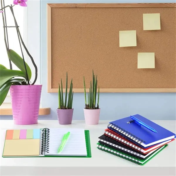 Spiral Notebook Steno Pocket Notepad With Pen