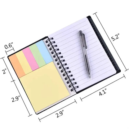 Spiral Notebook Steno Pocket Notepad With Pen