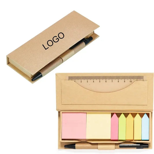 Kraftpaper Sticky Memo Note Set