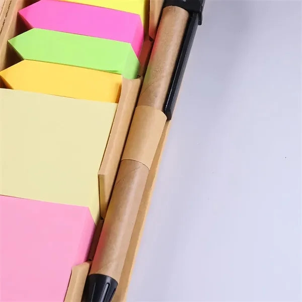 Kraftpaper Sticky Memo Note Set