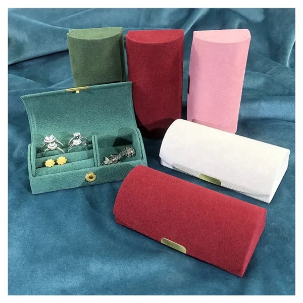 Portable Sturdy Farbic Jewelry Storage Box