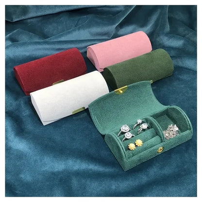 Portable Sturdy Farbic Jewelry Storage Box