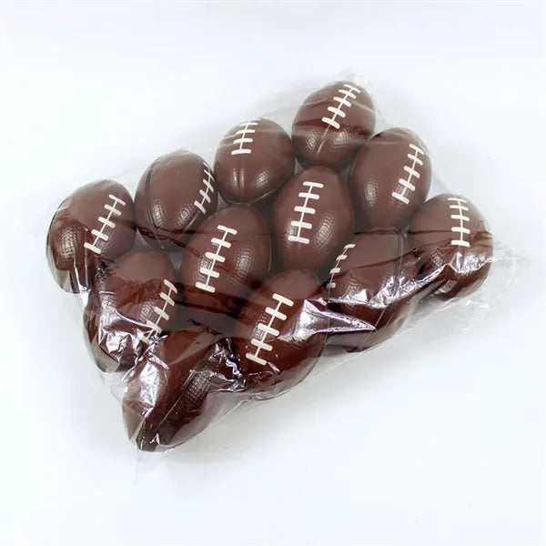 3.4" Pu Rugby Shape Stress Relief Foam Ball Toy