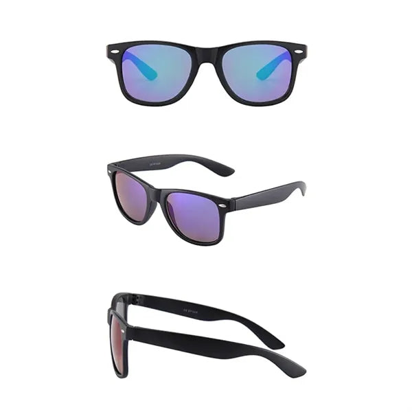 Retro Black Frame Gradient Lens Classic Sunglasses