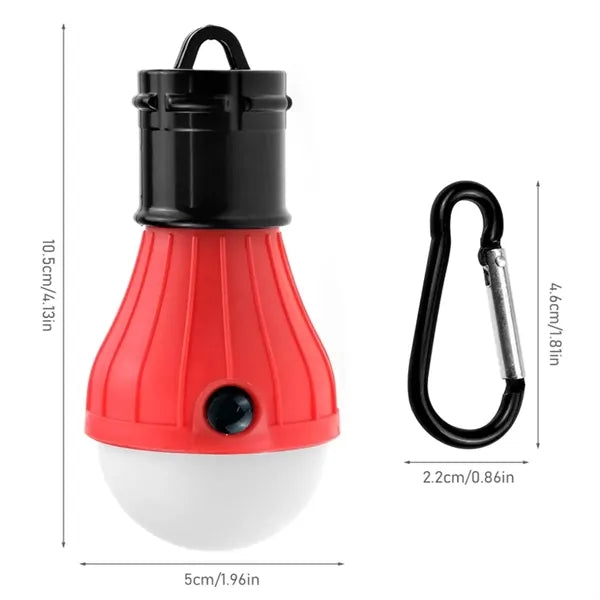 Portable LED Camping Lantern with Carabiner Hook