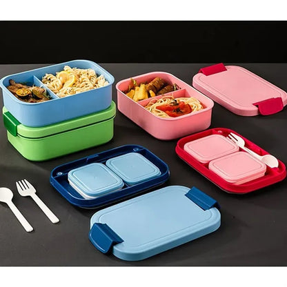 Bento Lunch Box For Kids And Adults School Travel Picnic