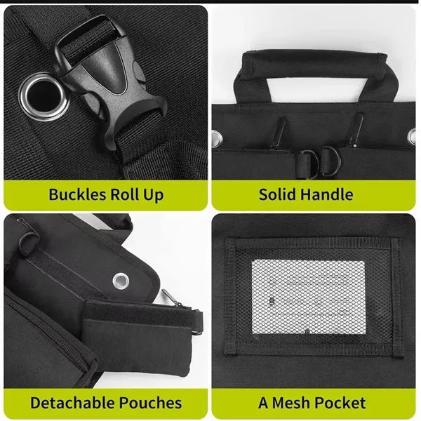 Roll Up Oxford Tools Bag Heavy Storage Pouch Handle