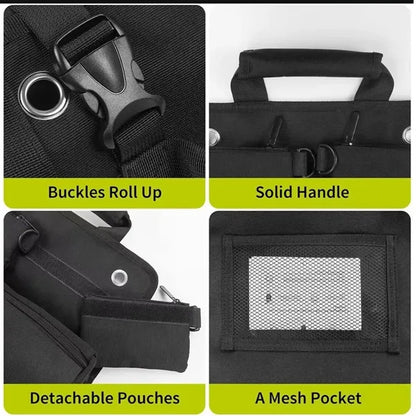 Roll Up Oxford Tools Bag Heavy Storage Pouch Handle