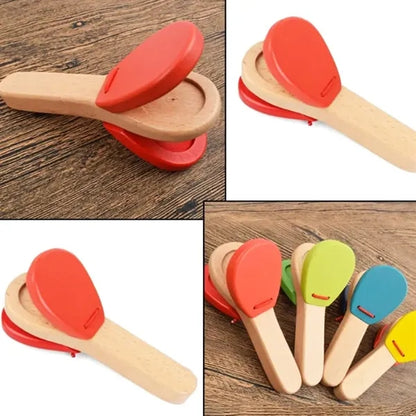 Wooden Hand Clapper Percussion Toy