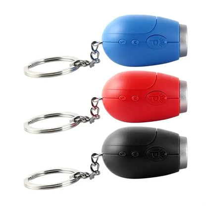 Portable LED Projection Clock Keychain with Time Display